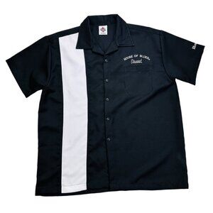 Blues Brothers House of Blues Bowling Shirt Men M On A Mission From God Elwood